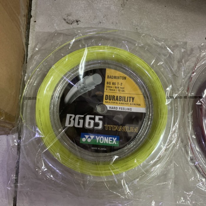 Senar Raket Badminton 65Ti 65 Titanium Roll Terpopuler