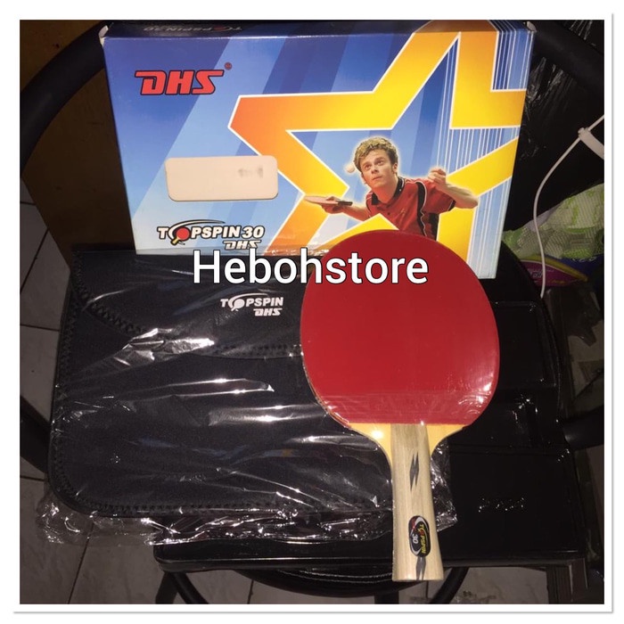 Bat Tenis Meja/Bet Ping Pong Dhs Top Spin 30 Original Terpopuler