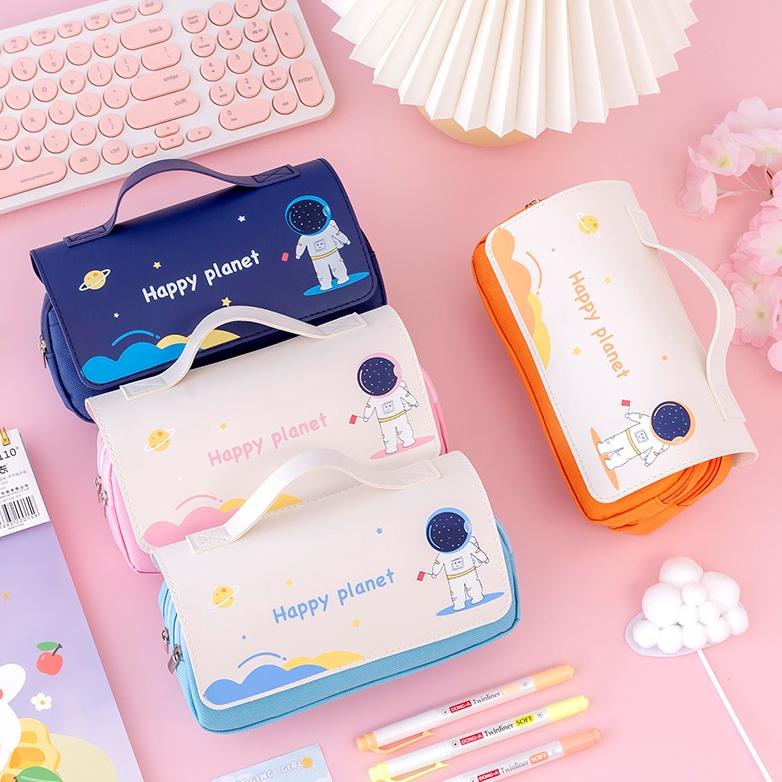 

Tas Pensil Pouch Alat Tulis Serbaguna Karakter Astronot Baru Kapasitas Besar Import