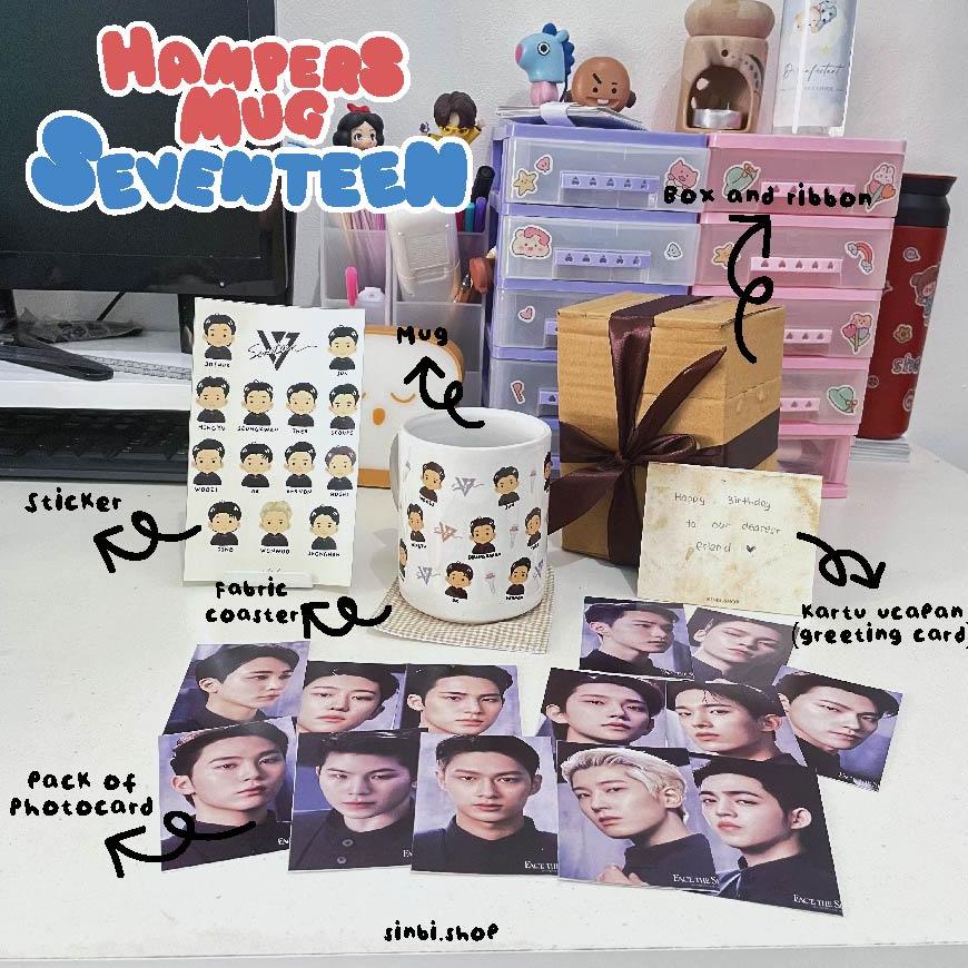 Promo Akhir Tahun Hampers Mug Seventeen | Giftbox Kpop | Hampers Kpopers | Gift  Souvenir Hadiah Kad
