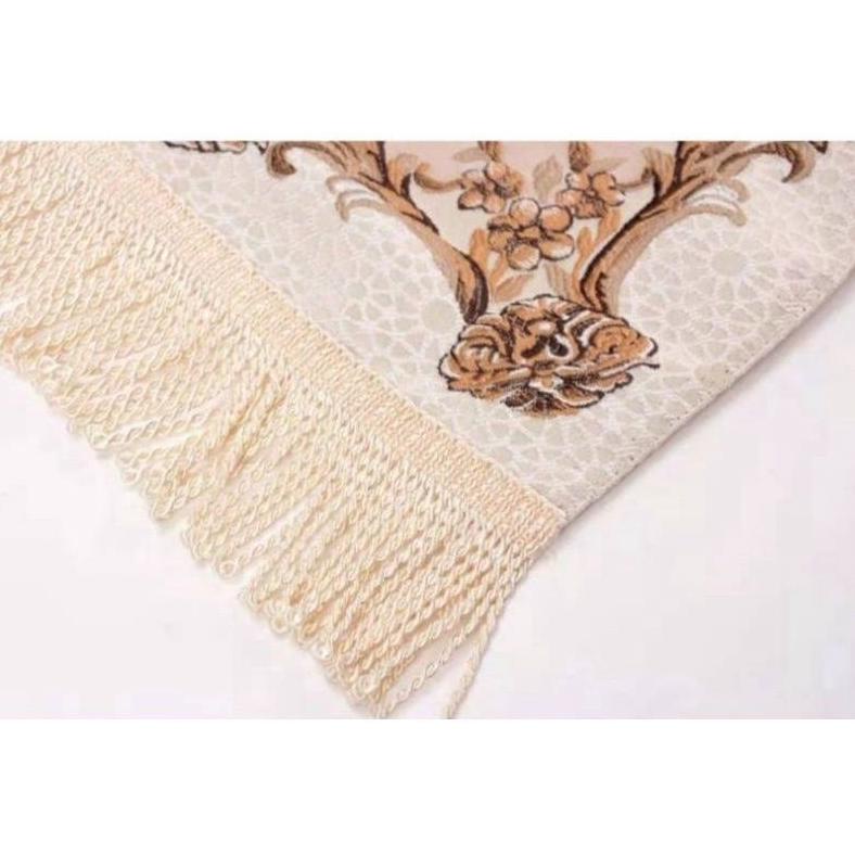 HNT3 sajadah hantaran / sajadah bordir/ sajadah bordir rumbai / sajadah Turki halus TERLARIS