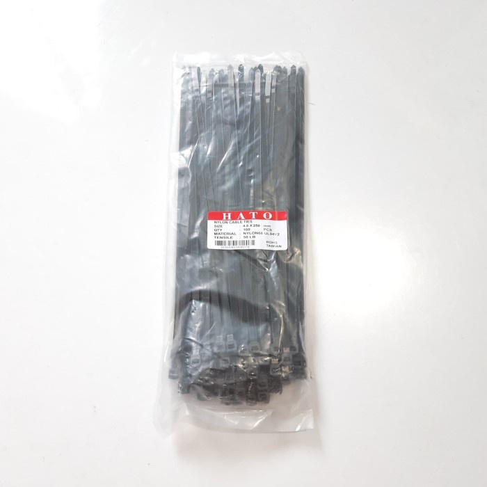 

Kabel tis TEBAL Size 4.8 25cm / Kabel ties / Pengikat