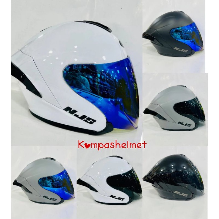 HELM NJS KAIROZ SOLID PAKET GANTENG