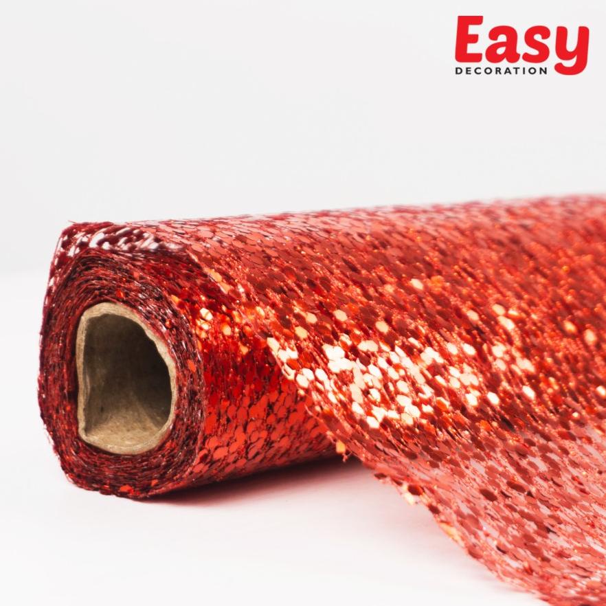 Discount Pita Roll Natal Besar Kain Jaring Jala Christmas Tree Hiasan Dekorasi Ornamen Natal Grosir