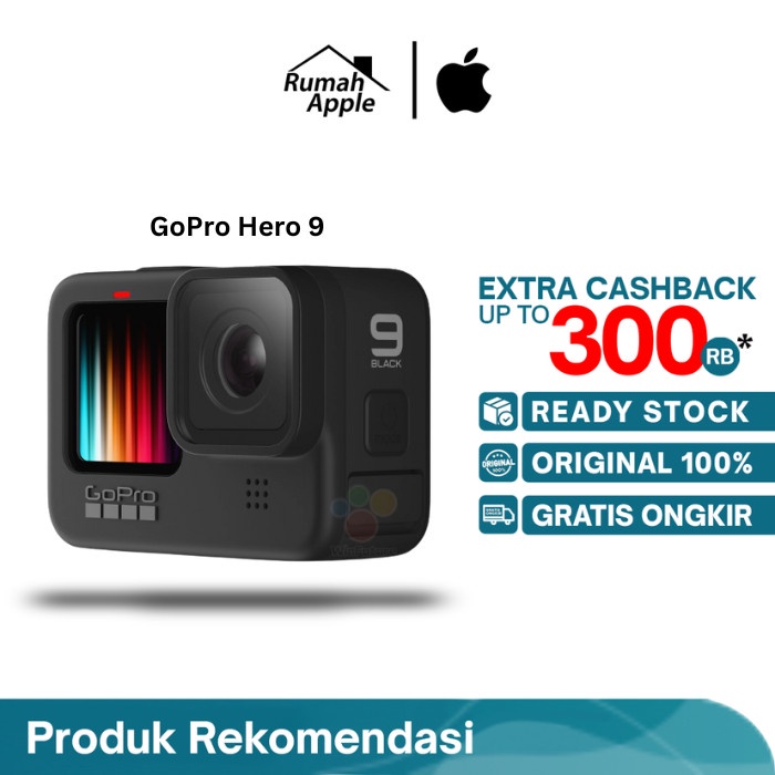 Terbaru Gopro Hero 9 Black Set Bundle Premium / Go Pro Hero 9 Action Cam Bnib Promo Terlaris