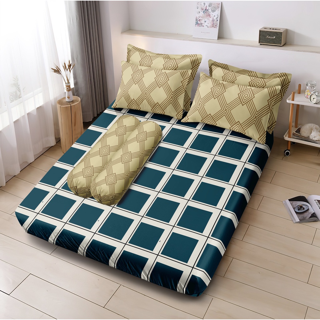 Illusions - Bed Cover Set King 180X200 Tinggi 20 Fitted - Marcel