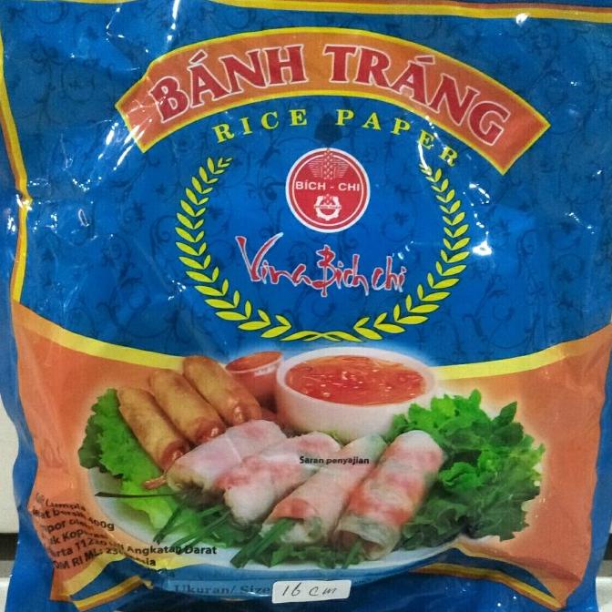 

Banh trang rice paper 16 cm 400 gr -kulit lumpia vietnam lendy