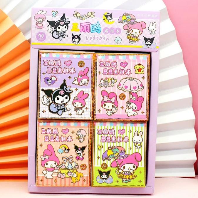 

Buku Stiker Sanrio 12 Lembar Full Stiker 7X9Cm Kawai Stiker 523-426 Kode 678