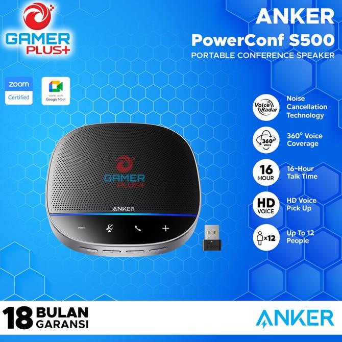 ANKER PowerConf S500 Speakerphone Bluetooth Meeting Conference A3305