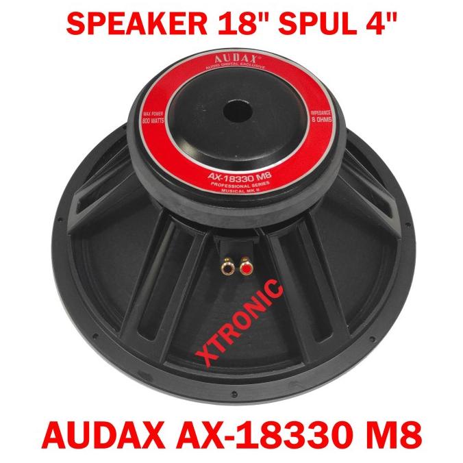Speaker 18inch Audax AX 18330 M8 Full Range Speaker AX18330 18in 18"