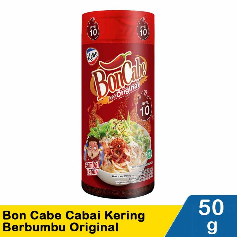 

Kobe Bon Cabe Cabai Kering Berbumbu Original 45G