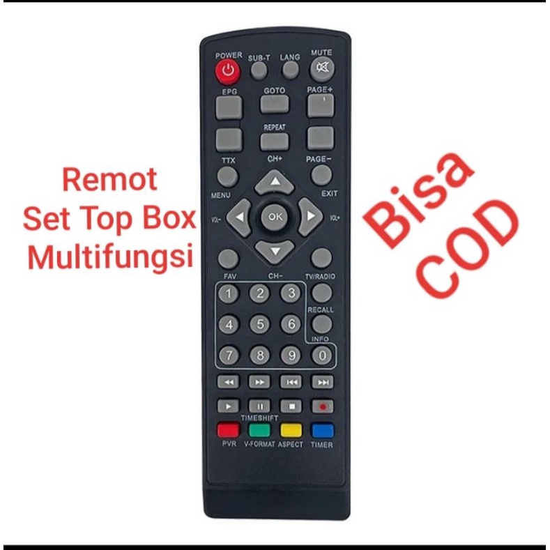 Remote SetTopBox Multi Luby Evercross Advance Infico Sanex EZ-BOX NOISE