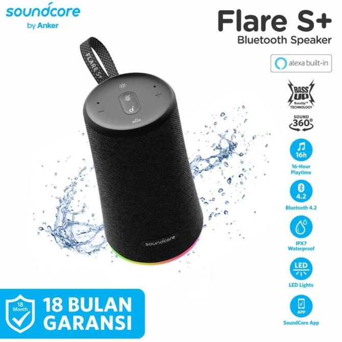 Anker Soundcore Flare S+ / S Plus Bluetooth Wireless Speaker - A3163
