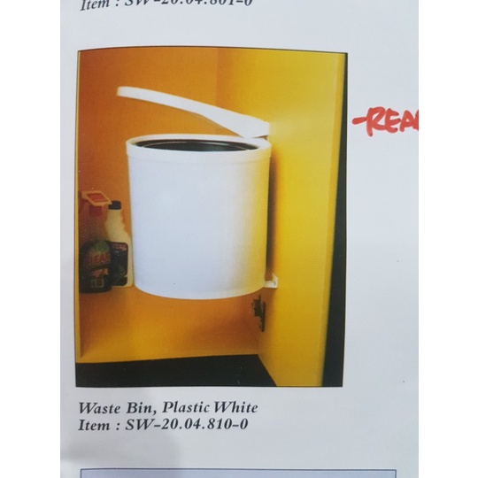 Tong Sampah Tempat Sampah Plastik Vitco Waste Bin Plastic