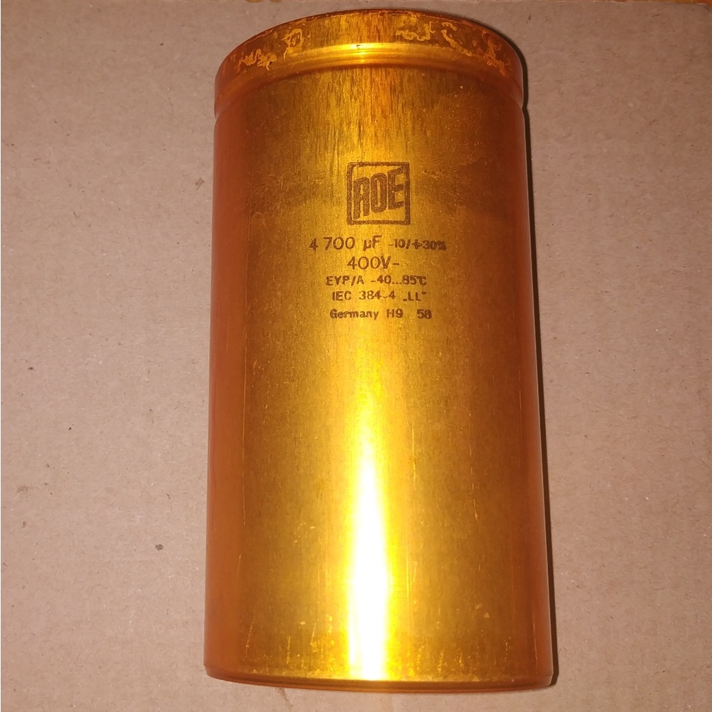 C Elko Elco 4700uF 400V 4700 uF 400 V 4700MFD 400VDC 400WV ROE