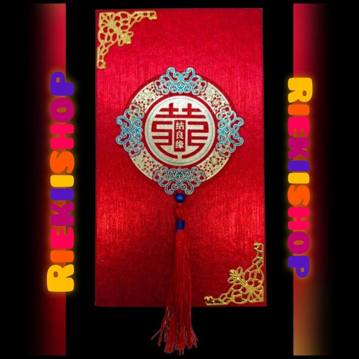 

GRATIS ONGKIR ANGPAO WEDDING BOX SANGJIT SESERAHAN SHUANGXI PREMIUM ISI 1 GEPOK !!!!