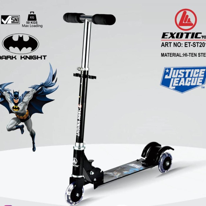 Scooter St-2015 Exotic / Skuter Anak Otoped / Skuter Lipat Karakter Kualitas Premium