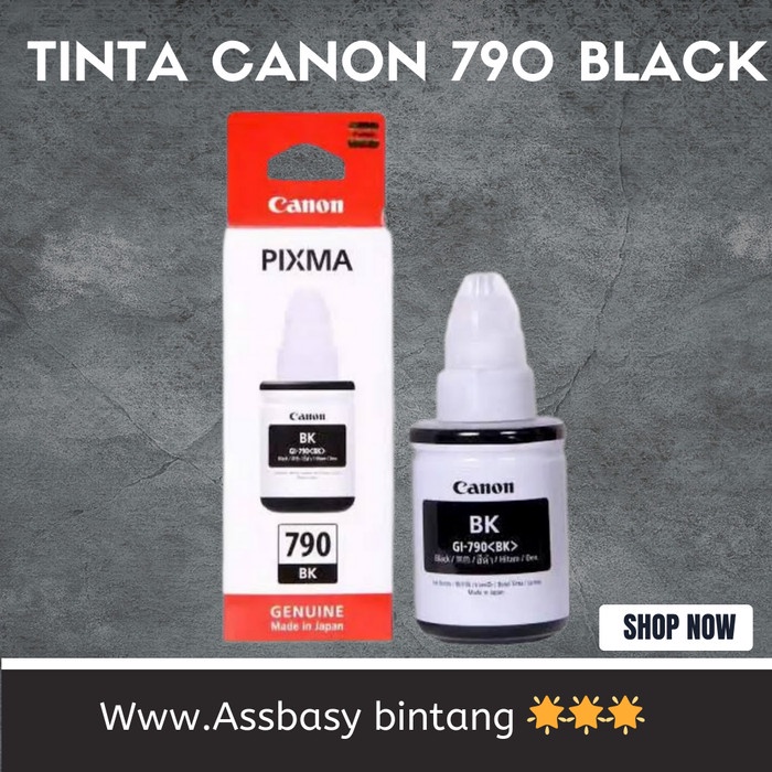 

Terbaru Canon Gl-790 Original Hitam Ink Hemat