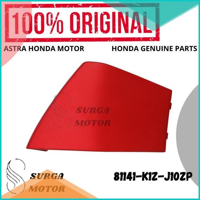 Lid Inner Pocket Merah Doff PCX 160 K1Z Cover laci dashboard PCX160  1