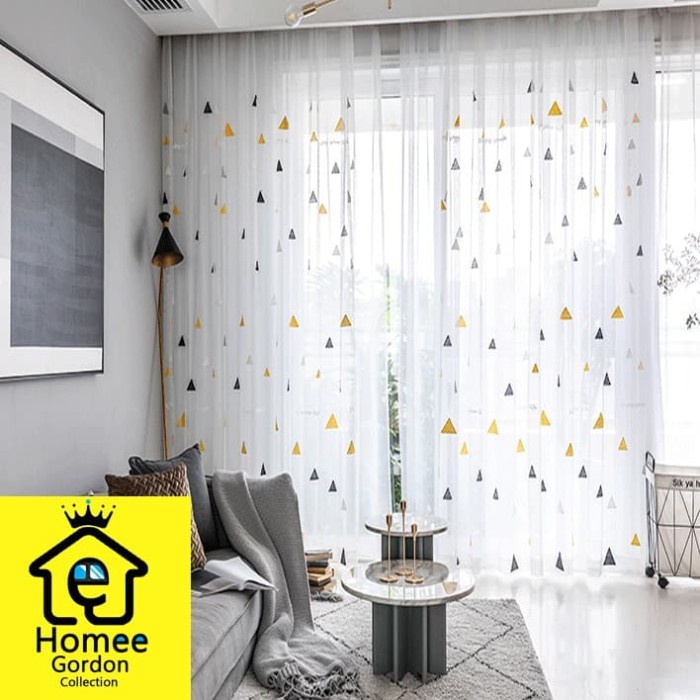 Gorden+Vitrase+Vitrase Tirai+Gorden Jenderla Minimalis+Karakter