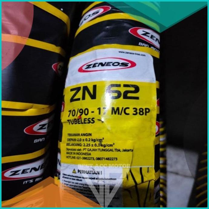 BAN ZENEOS ZN 62 70/90-17 80/80-17 150/60-17 BAN ZENEOS RING 17 16novz