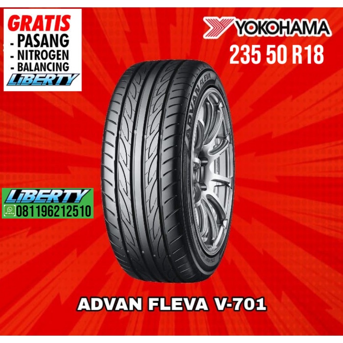 Ban Mobil Yokohama Advan Fleva -V701 235 50 R18 Ban Yokohama R18 Star