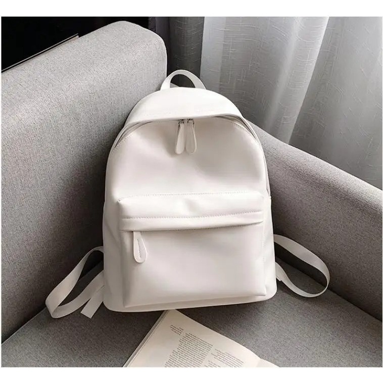 Tas Ransel Polos Anti Air Wanita Ransel Kulit Tas Ransel Wanita Tas Punggung Backpack