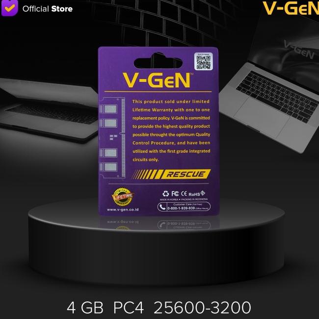 Sodimm Ddr4 4Gb Pc-25600 3200 Mhz Vgen Ram Laptop 4 Gb 3200Mhz V-Gen