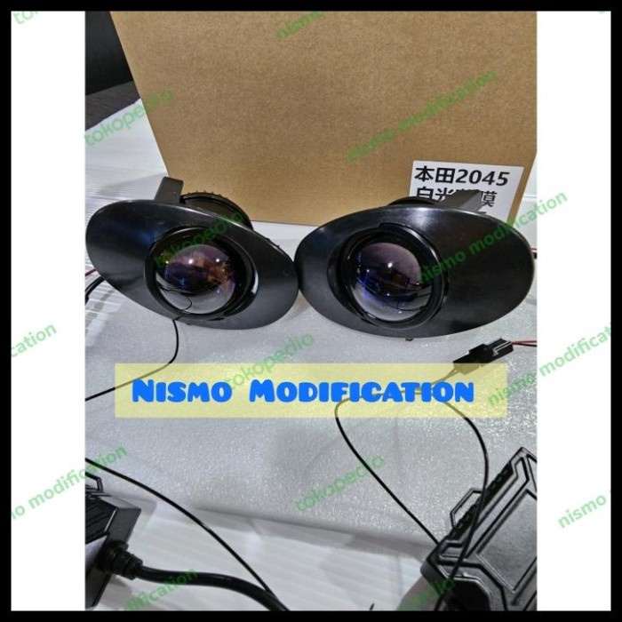 Foglamp Projector Blue Lens Honda Brio Hrv 2017 Jazz 2012_2014 Mobilio