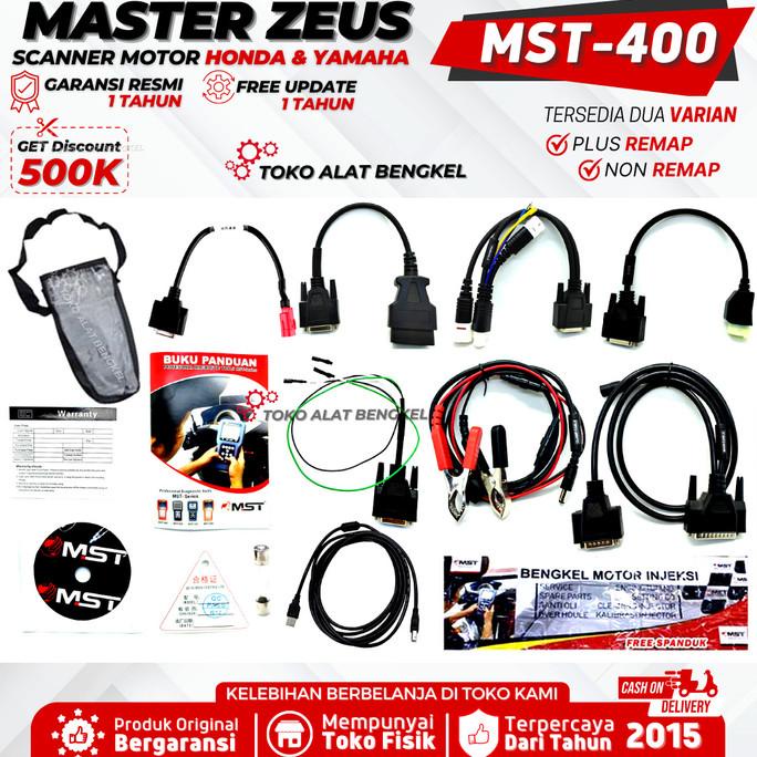 Produk Hits Scanner Motor Injeksi Honda & Yamaha Master Zeus Mst 400