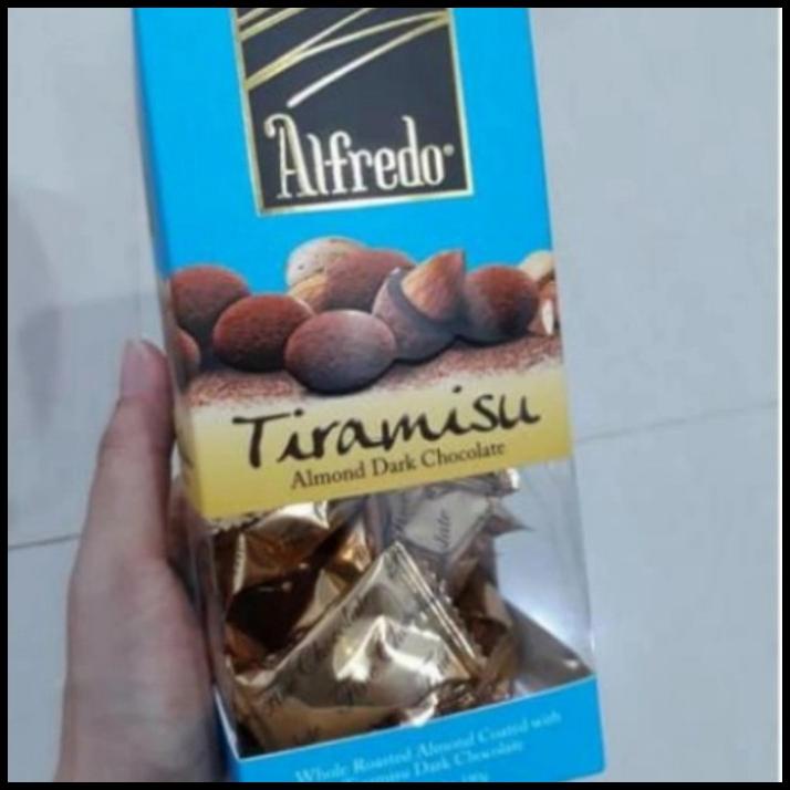 

( Promo )Alfredo Tiramisu Almond Dark Chocolate 180Gr