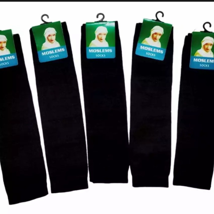 Isi 6 Pasang Mangset Tangan Hitam Polos Pria Dan Wanita