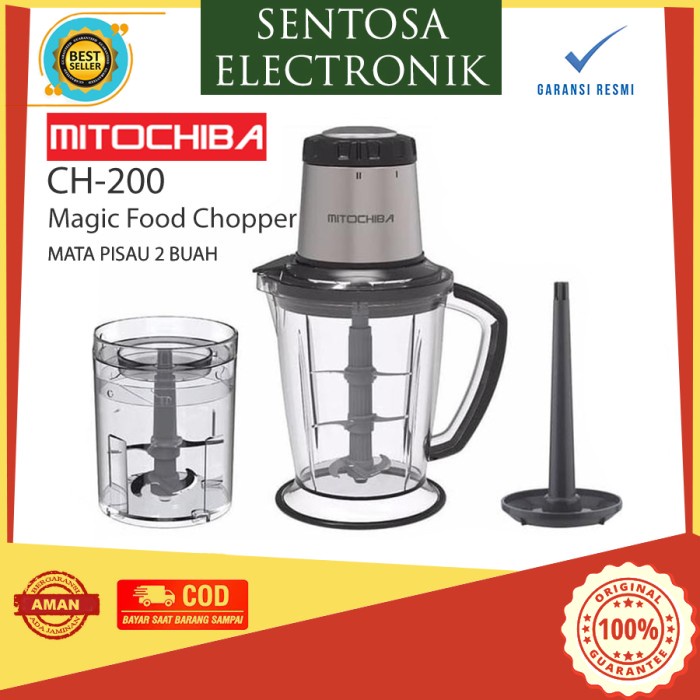 Mithociba Chopper Ch 200 Kapasitas 2Liter Blender Mitochiba