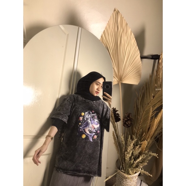 AKSA OVERSIZED - Atasan Kaos Oversized wanita import bkk