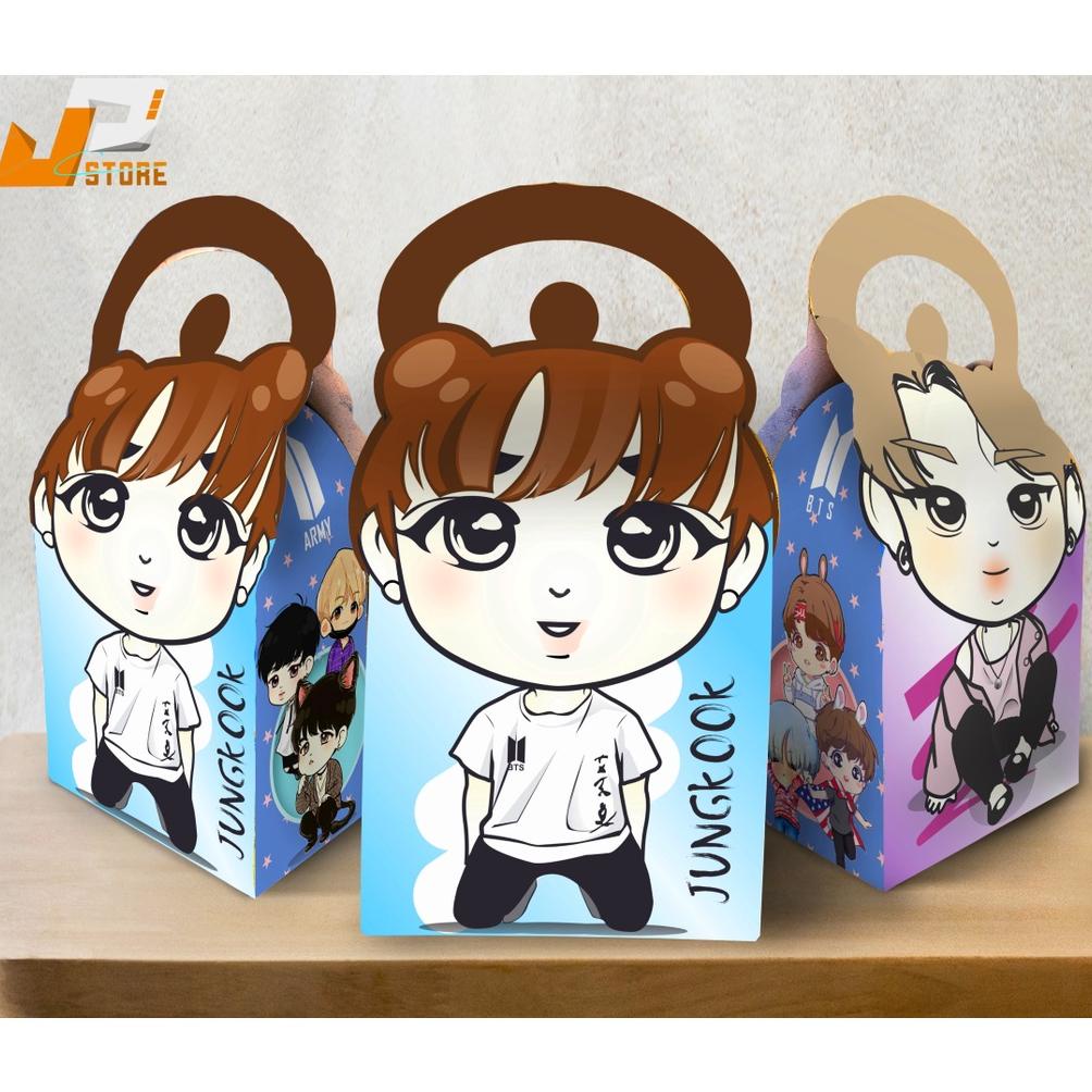 

Hot Sale TAS ULANGTAHUN(isi 10pcs)/ TAS SNACK/ Snack Box karakter/ tas Ultah AQIQAH/ TAS SOURVENIR !