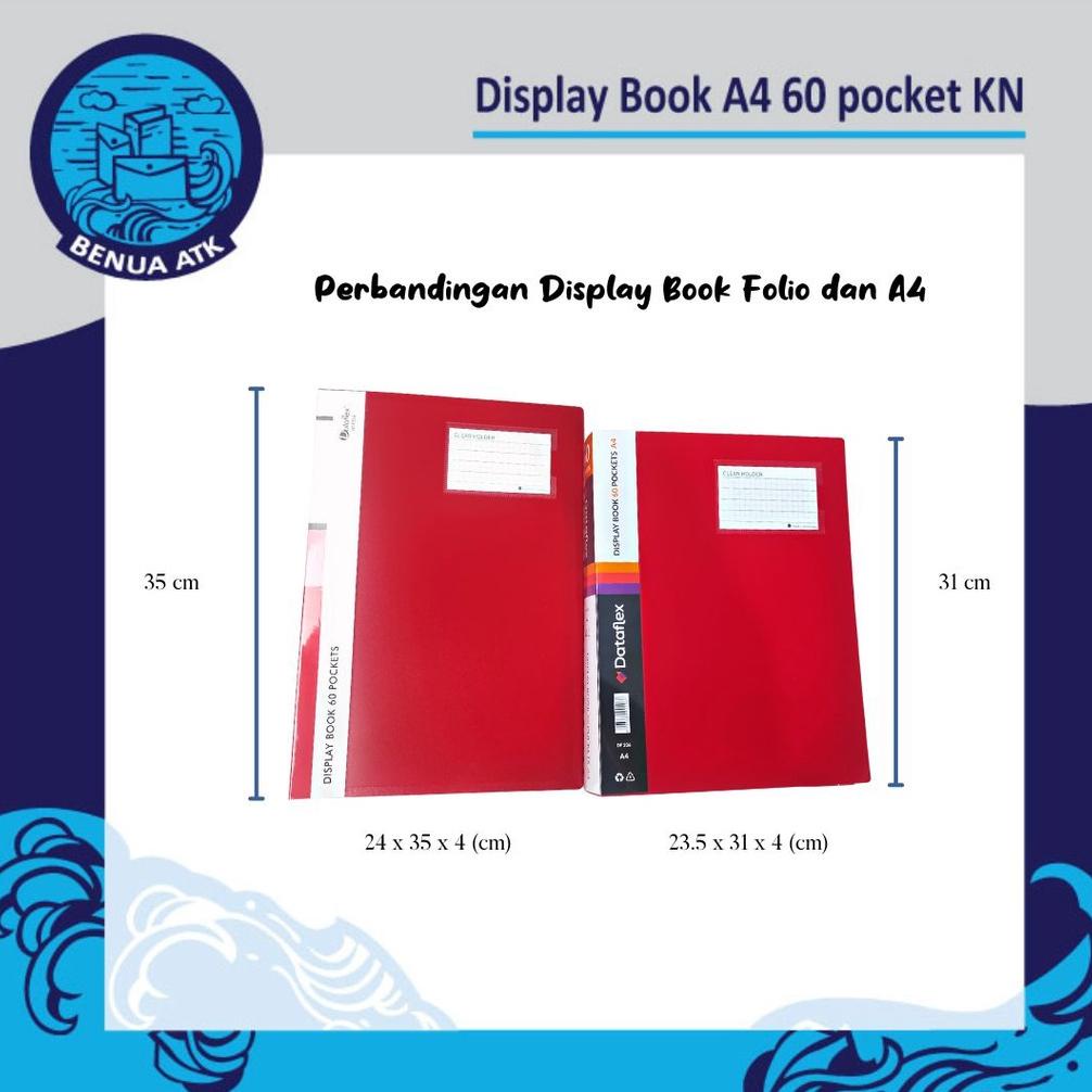 

Terjangkau - Display Book / Clear Holder 60 Pocket + Kartu Nama A4 Dataflex DF-833