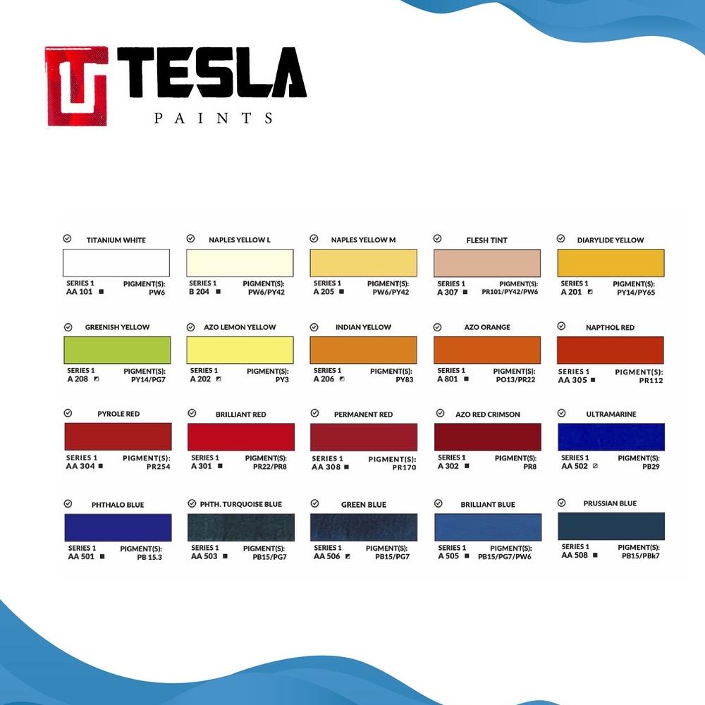 

Berkualitas Acrylic Tesla Paint @125ml Part 1 / Cat Akrilik Tesla @125ml ,,