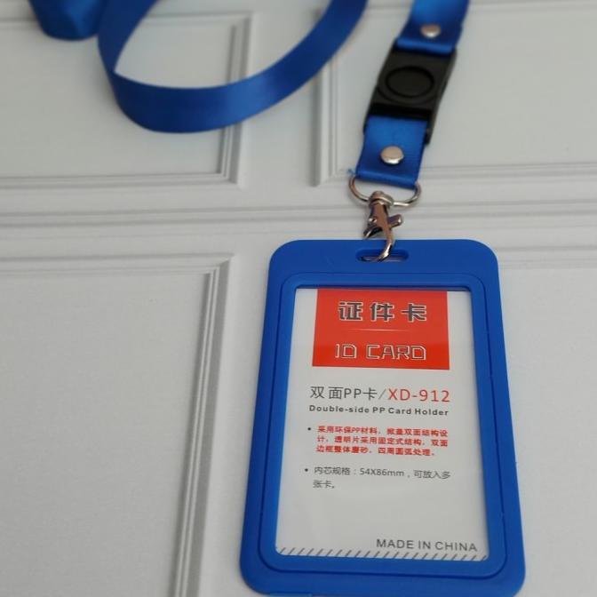

Tali Lanyard Id Card 2cm + Id Card Holder Tempat Id Card 2 Sisi
