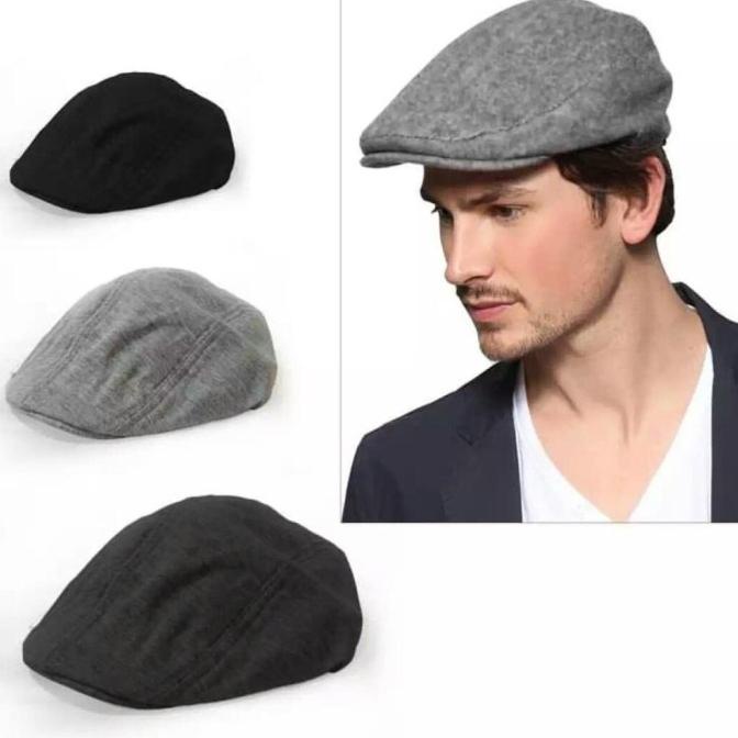 12.12 Big Sale Topi Newsboy Vintage Peaky Blinders / Flat Cap / Topi Mafia / Topi Pet Promo