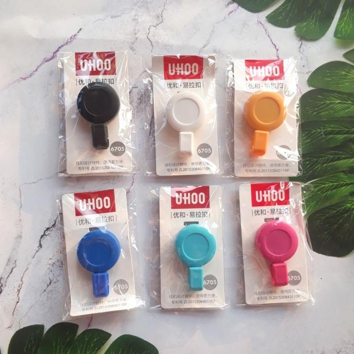 

UHOO Yoyo ID Card Holder 6705 Name Tag Satuan atau Set isi 12pcs