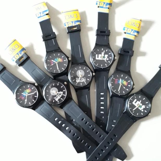 Promo - JAM TANGAN CUSTOM RUBBER DISTRO | JAM COUPLE | JAM TANGAN KEREN ,.