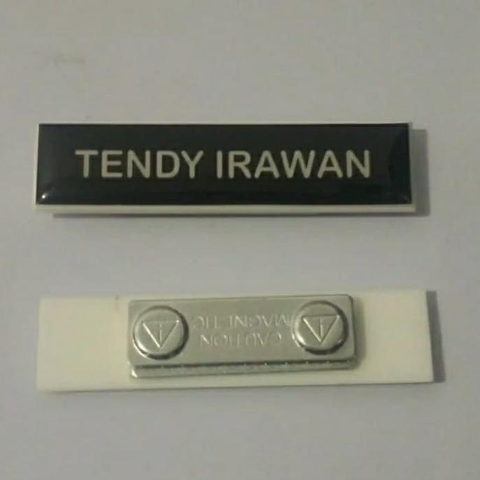 

papan nama dada PNS]name tag PDH Magnetic
