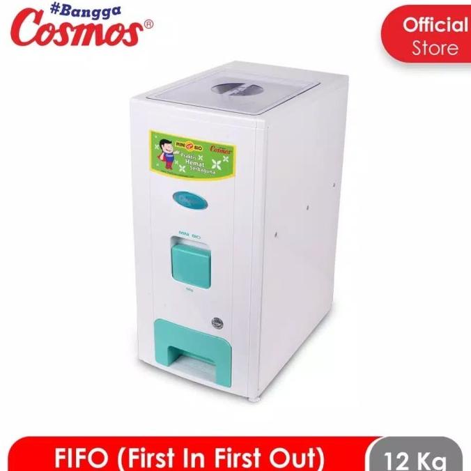 COSMOS RICE BOX / TEMPAT PENYIMPANAN BERAS 12 BIO / RICE BOX 12 KG GEAINDI5
