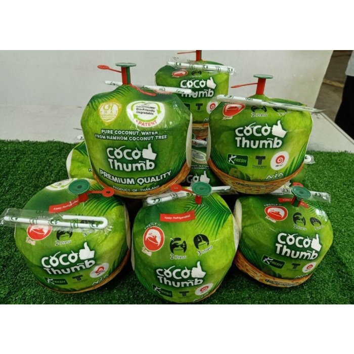 

Kelapa Muda Thailand CocoThumb (Isi : 12) Fresh Import