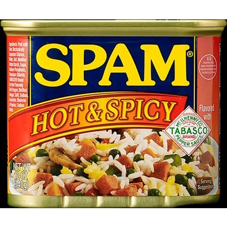 

SPAM Hot and Spicy Tabasco Luncheon Canned Meat Daging Pedas