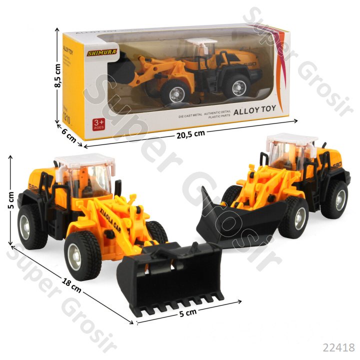Diecast Truk Traktor Sawah 1:48 P/B Alloy Toy 2 Model