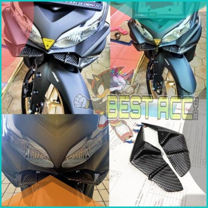 WINGLET YAMAHA AEROX 155 NEW 2021 CONNECTED AEROX 155 MOTIF CARBON 16n