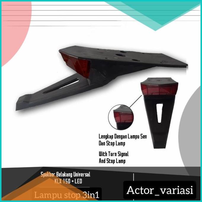 LAMPU STOP STOPLAMP 3IN1 BUNTUT SPAKBOR BELAKANG+SEN KLX 150-BF-S-L-G-