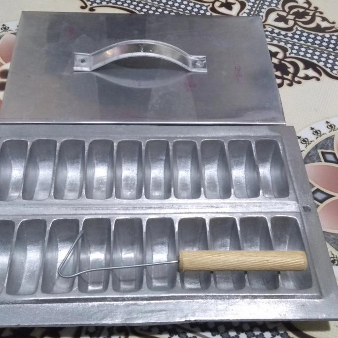 Loyang kue pancing/pukis Cetakan kue pukis alumunium cor solid
