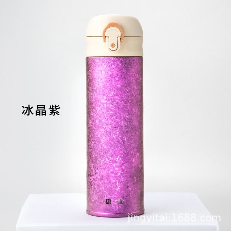 Kangti Cangkir Vakum Titanium Murni Lapisan Ganda Paduan Titanium Penutup Pantul Kapasitas Besar Pri